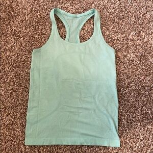LuluLemon Mint Green Racerback Tank Top